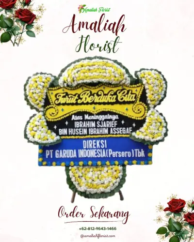 Papan Bunga Duka di Mungkid